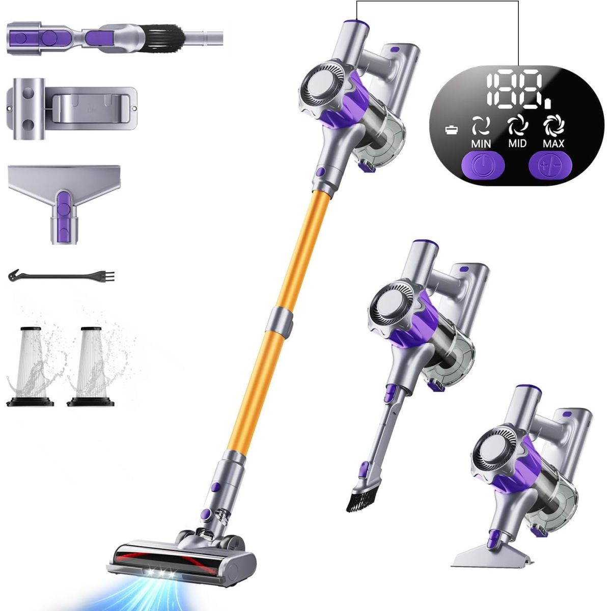 MBYULO Cordless Vacuum Cleaner for Home